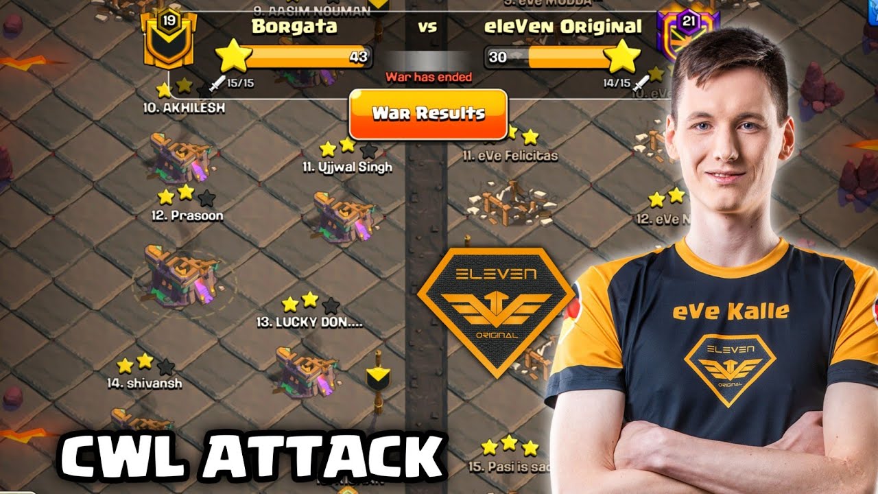 Clan War League Match vs Eleven Original | Clash of Clans