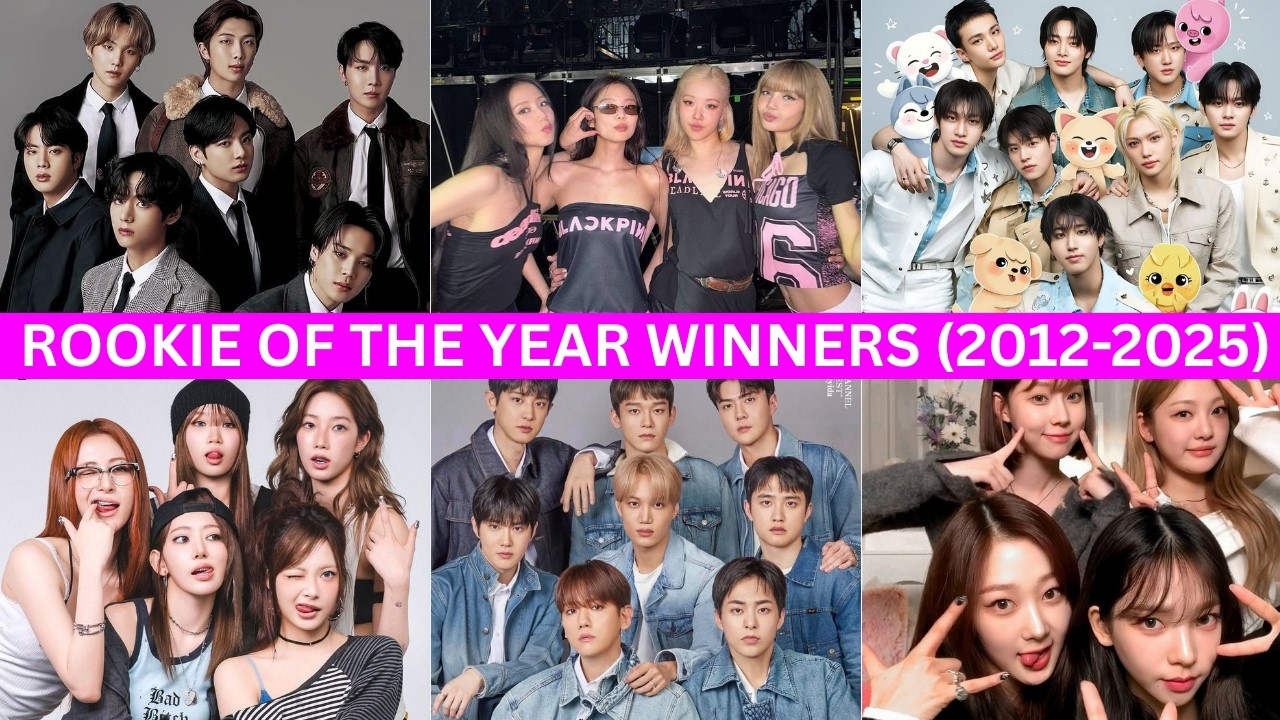 Golden Disc Awards Rookie of the Year Winners by Year (2012–2025)
