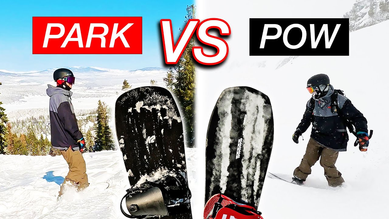 Which is Better? Park VS Powder Snowboard