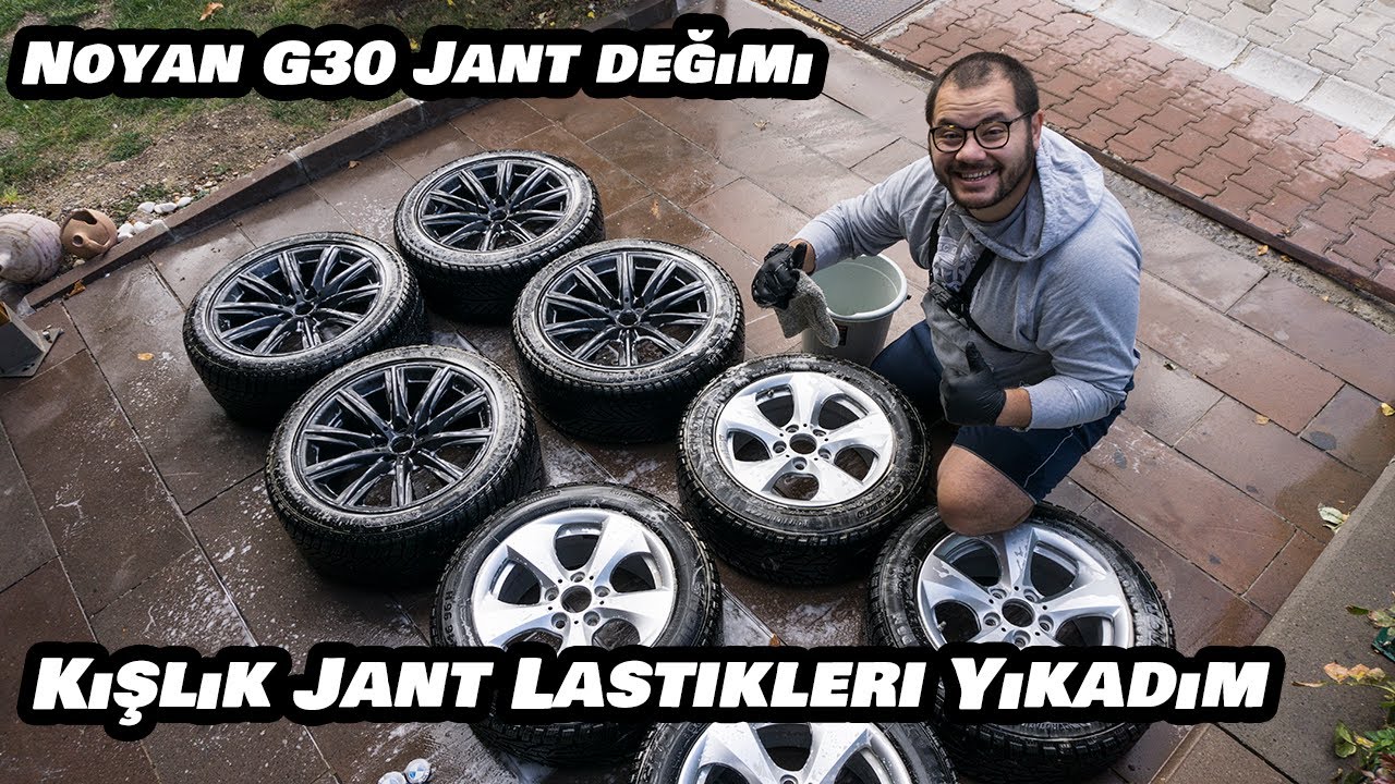 NOYAN'ın Kışlık Jant Lastikleri Yıkadık Taktık | Terapi | Sohbet Muhabbet | G30 Jant Değişim