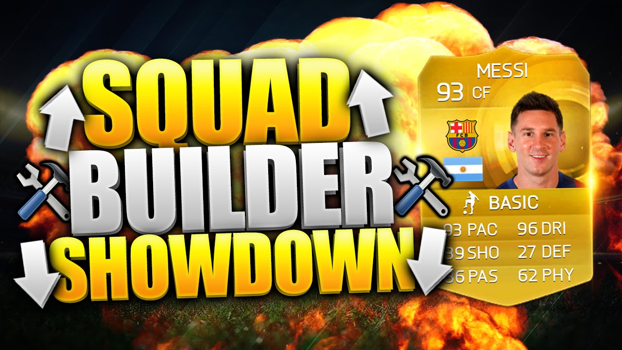 FIFA 15 SQUAD BUILDER SHOWDOWN!!! MESSI VS AJ3FIFA!!!