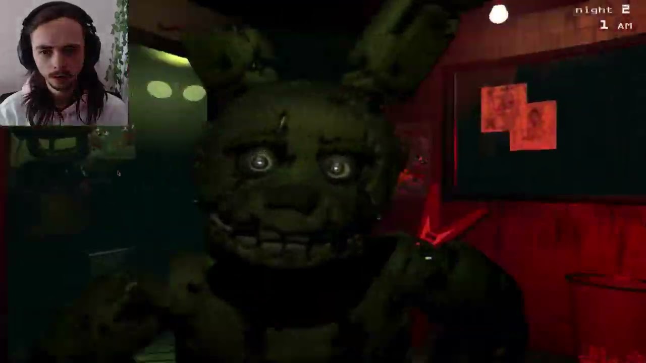 first time playing FNAF 3 waaah william fnafton