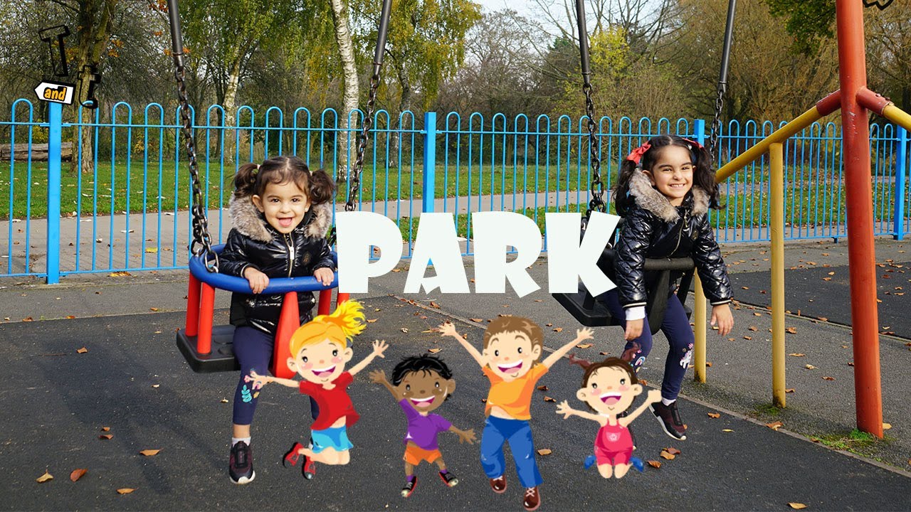 Tiara and Tiana in playground.