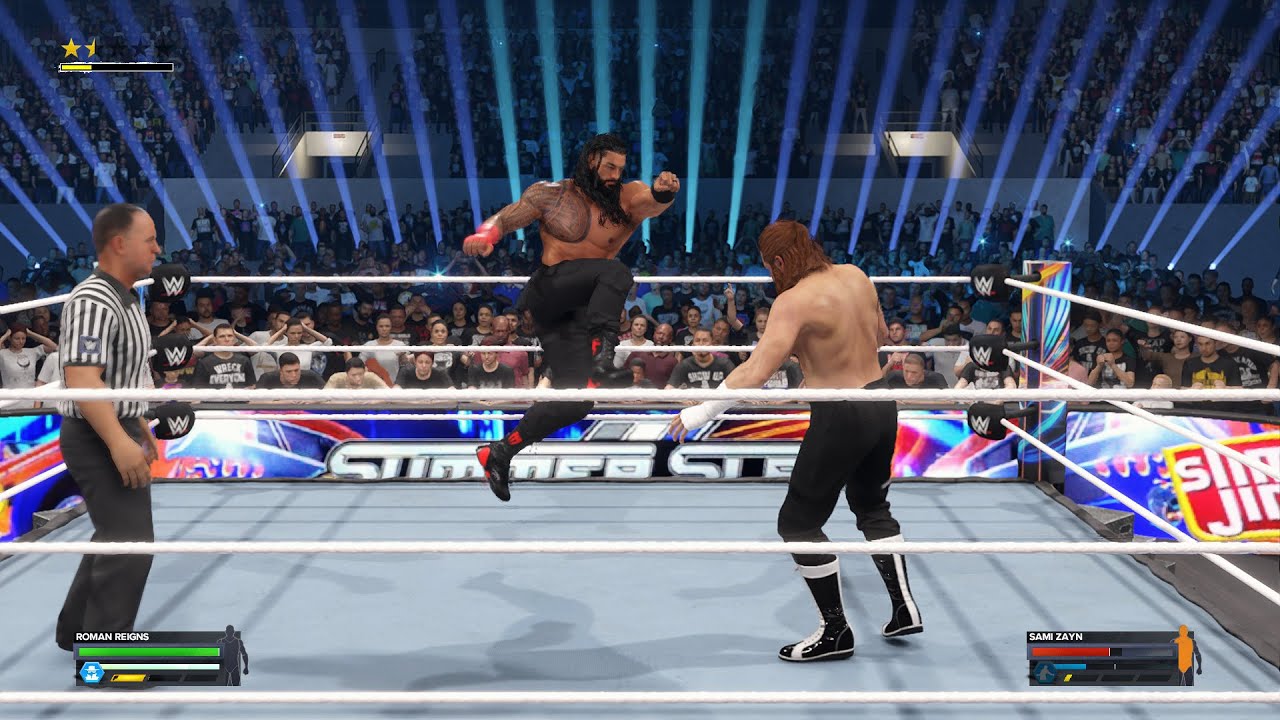 Sami Zayn Challenges Roman Reigns for the Undisputed Title | SummerSlam 2025 Full Match WWE 2K24