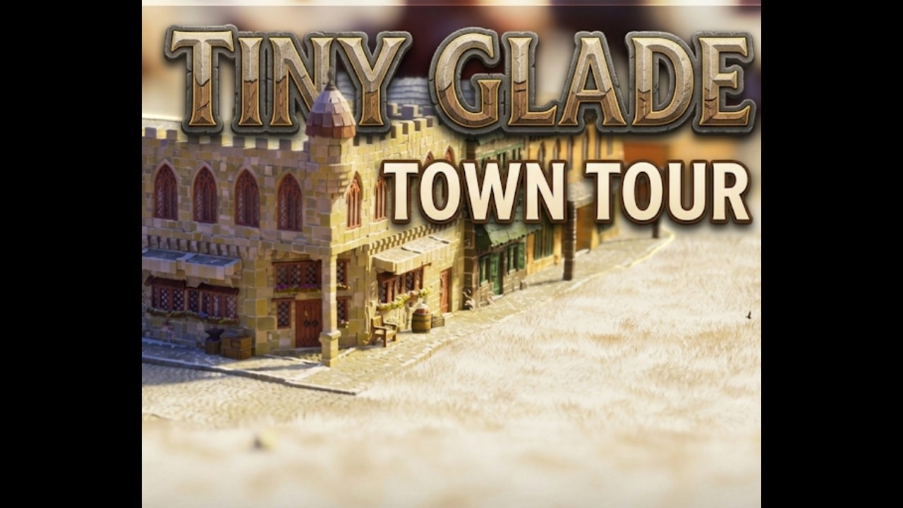 Take a tour through my Tiny Glade town!