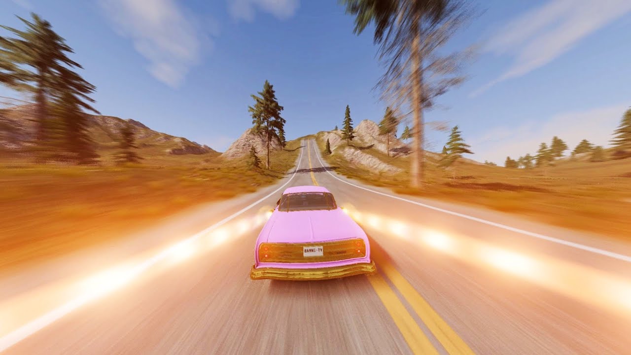 Attach the car to the rocket booster - BeamNG Drive