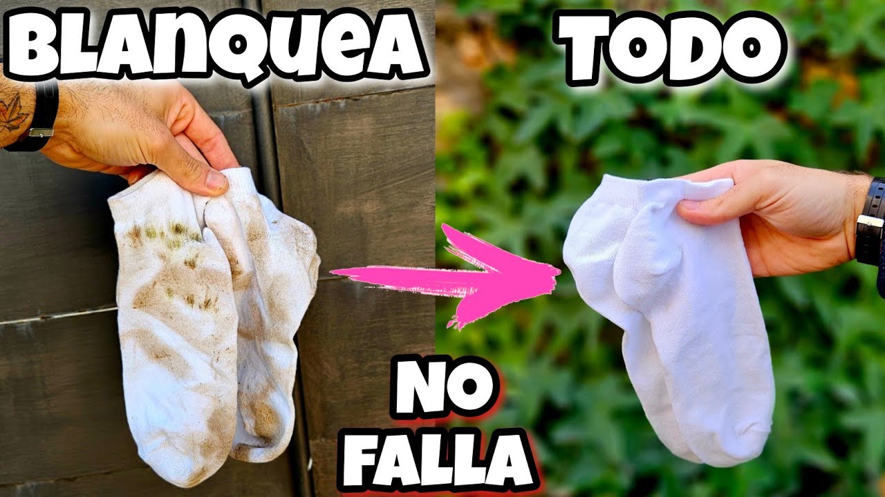 Esto es MIL VECES + Efectivo que otros remedios para BLANQUEAR y ELIMINAR manchas de la Ropa Blanca