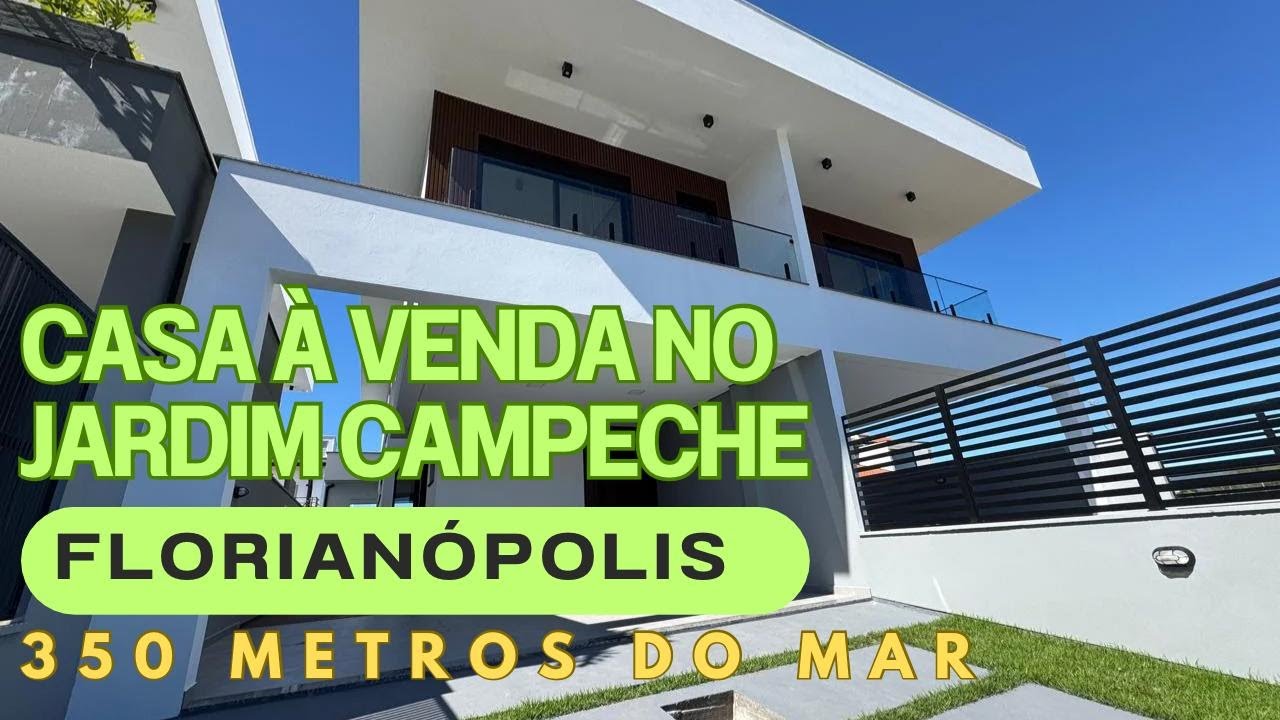 CASA À VENDA | R$ 1.690.000 | NO JARDIM CAMPECHE EM FLORIANÓPOLIS.