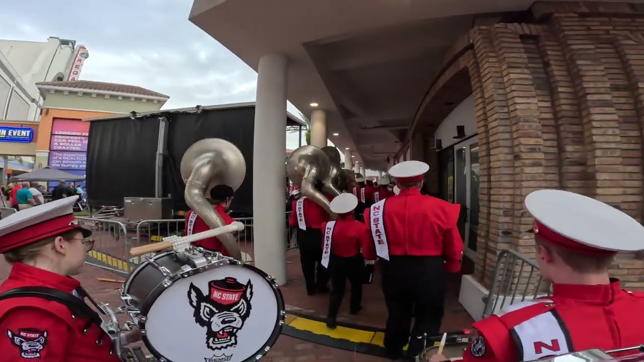 Pop Tart Bowl NC State Pep Rally Bass Cam