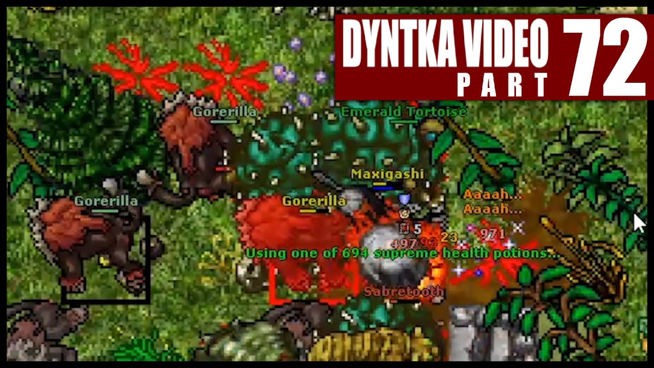 Chillout jest... | Nowy miecz!! |  Tibia - Dyntka Video odc. 72