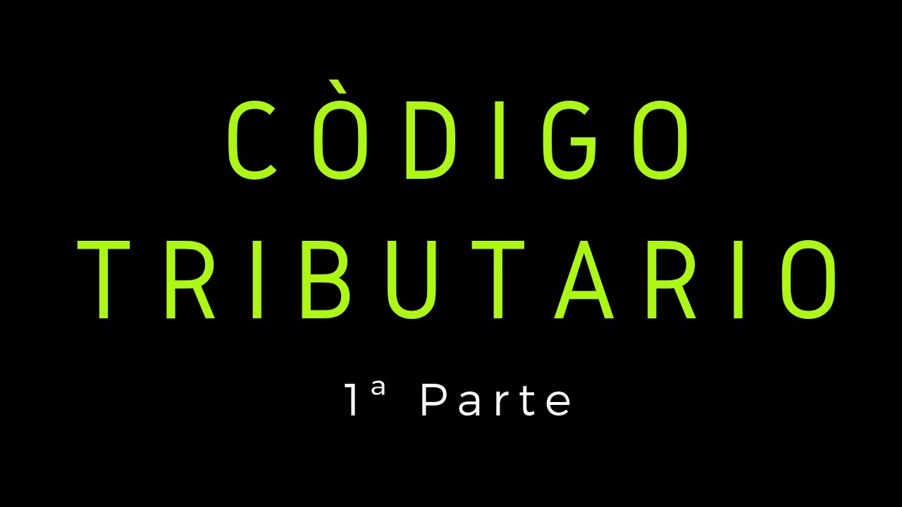 CODIGO TRIBUTARIO BOLIVIANO