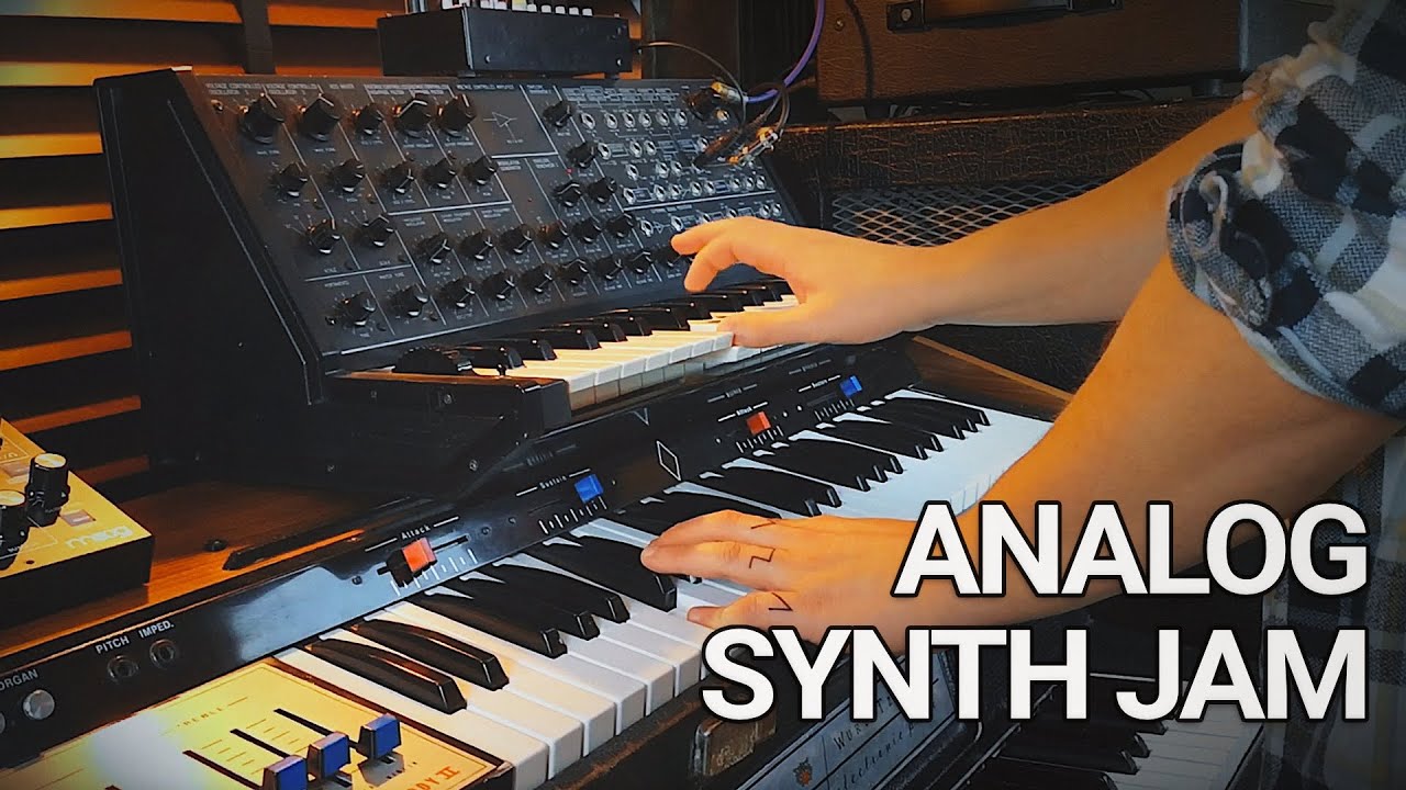 Synth jam with Korg MS-20, Logan String Melody II and Arturia DrumBrute