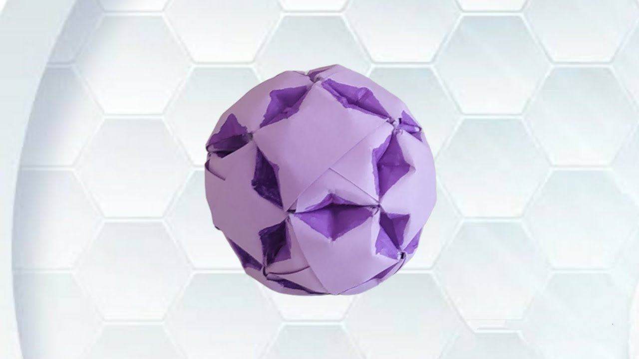 origami paper ball with lucky star