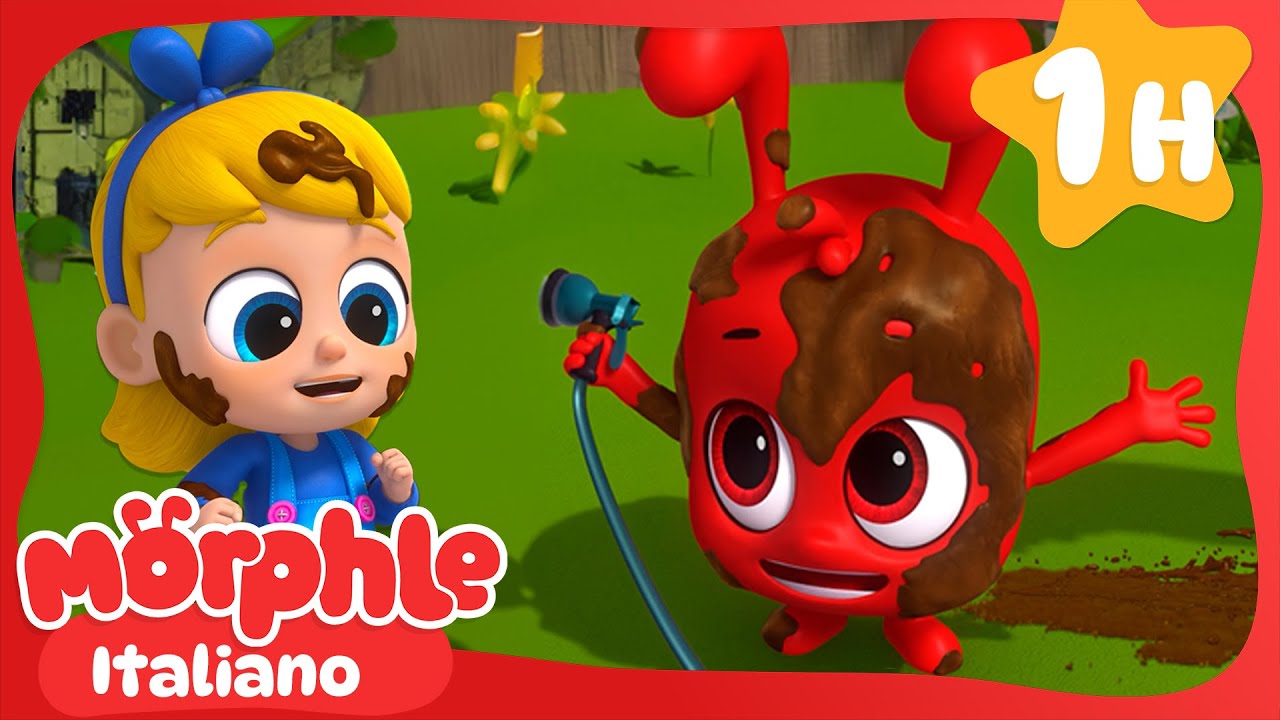 Morphle fa il bagno | Cartoni Animati per Bambini | Morphle Italiano