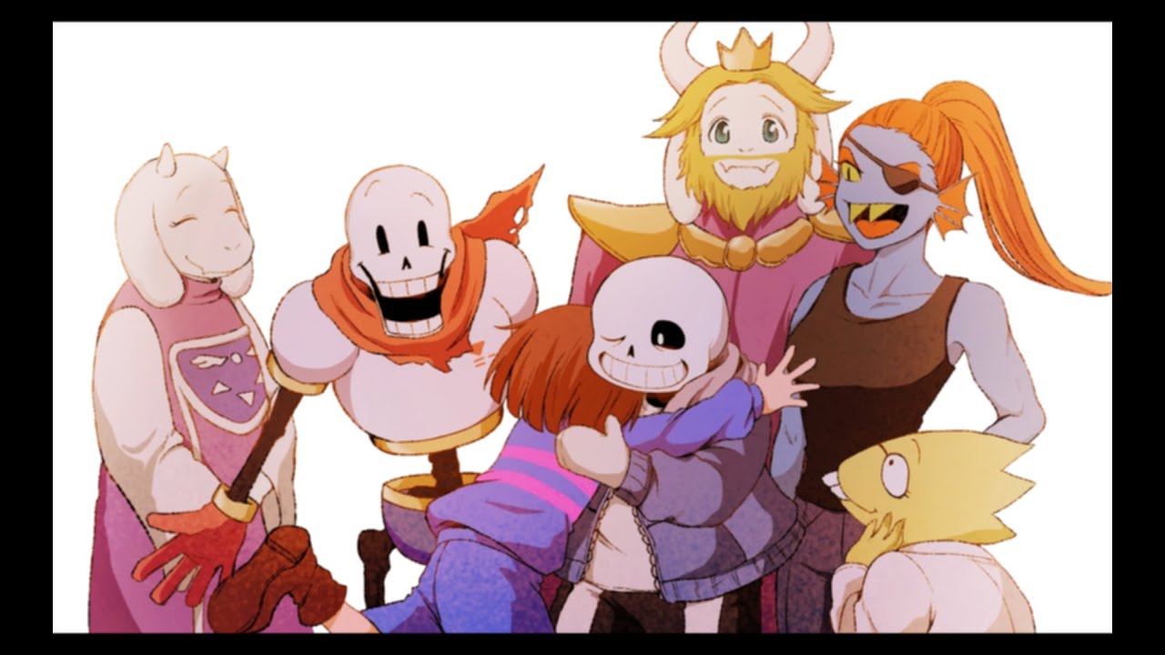 【手描きUNDERTALE】Ｇルートのサンズが主人公っぽい動画【アニメＯＰ風】