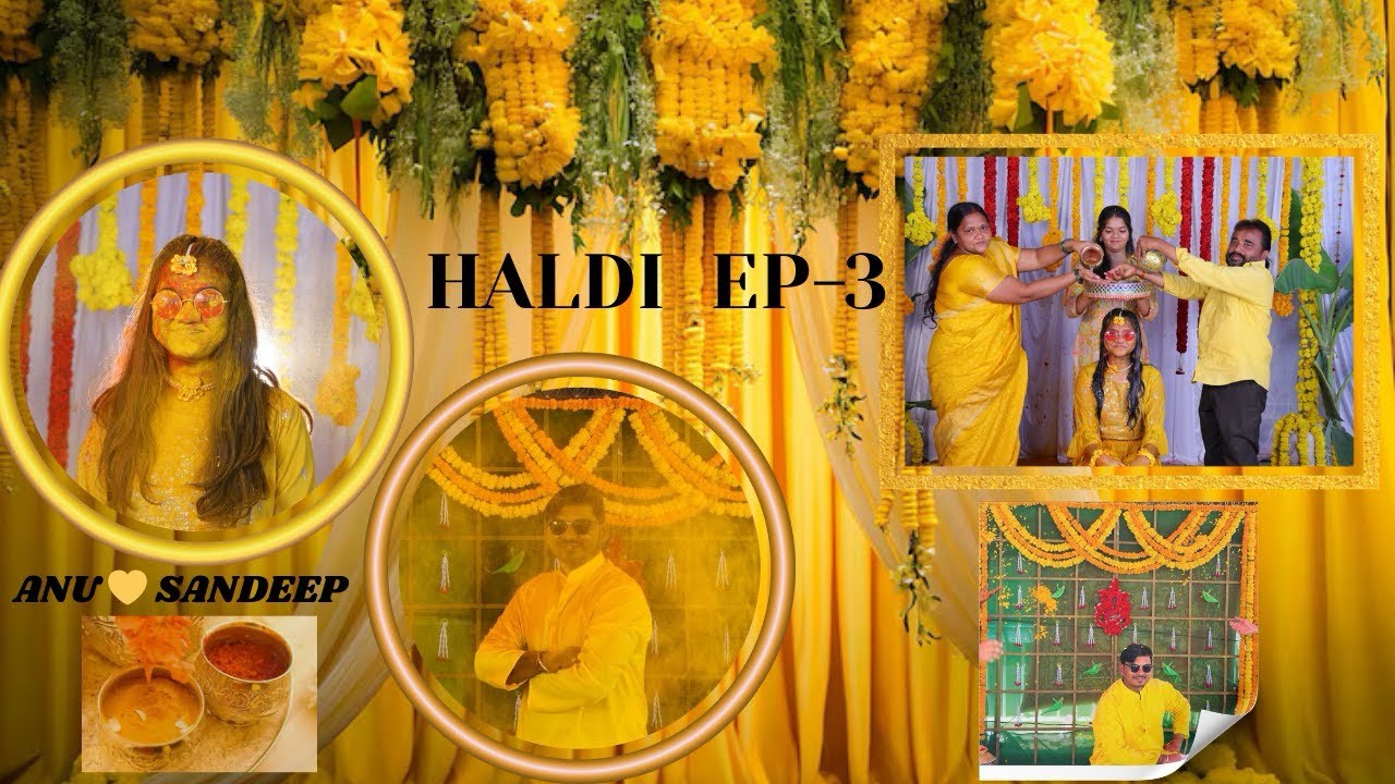 Anu💛Sandeep full haldi ceremony |Sister’s Wedding Diaries Ep:3| Haldi💛#haldivibes #bridedance 