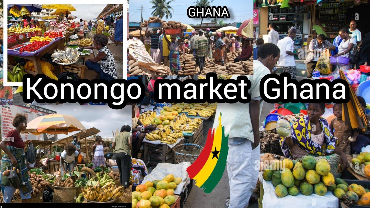 Konongo market Ghana is good for shopping/ cheaper prizes/