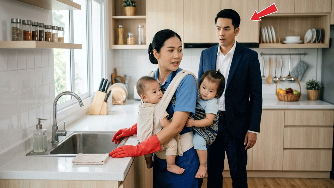มหาเศรษฐีพบพี่เลี้ยงคนใหม่อุ้มลูกแฝดของเขา และความจริงทั้งหมดถูกเปิดเผย