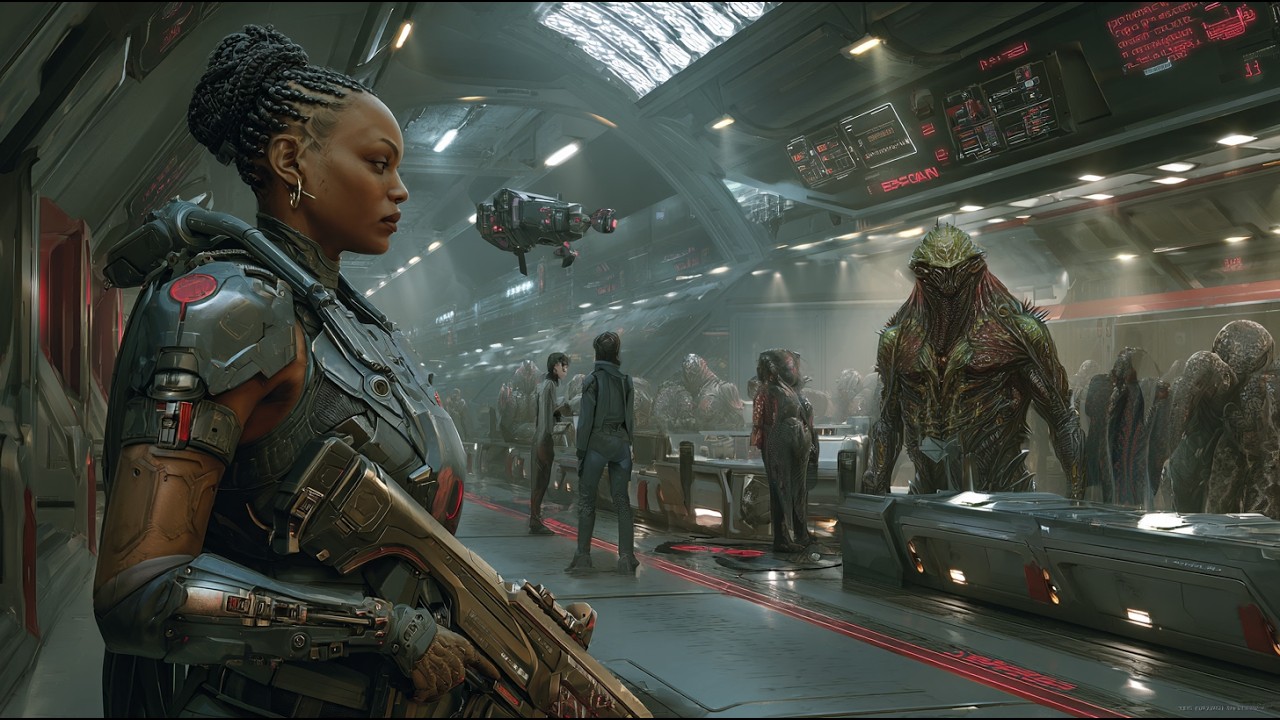 They Mocked Her Futuristic Rifle—Until the Alien Instructor Said, “Watch Closely | HFY Fantasy Story