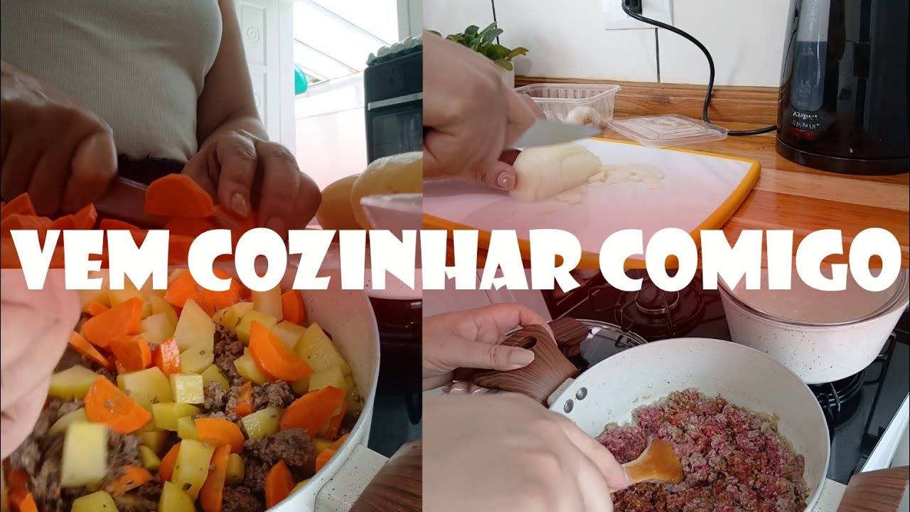 COMO FAZER um ALMOÇO CASEIRO e DELICIOSO  PASSO A PASSO * COZINHANDO com AMOR🥰