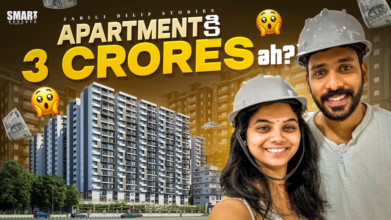 Apartment కి 3 crores 💸 ah? || Gated Community 🏘️| Villa vs. Apartment 🏡 @JabiliDilipStories