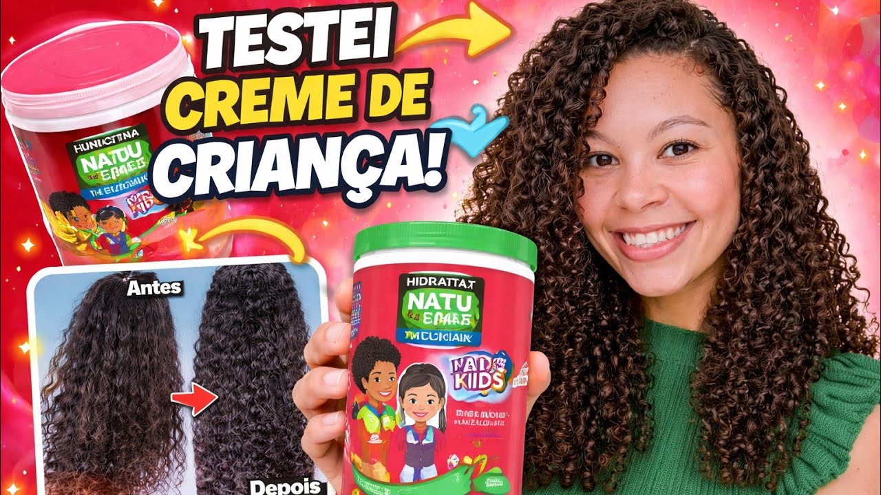 Testei a NATU HAIR pela primeira vez! Cheiro/Textura/Definição/Resultado
