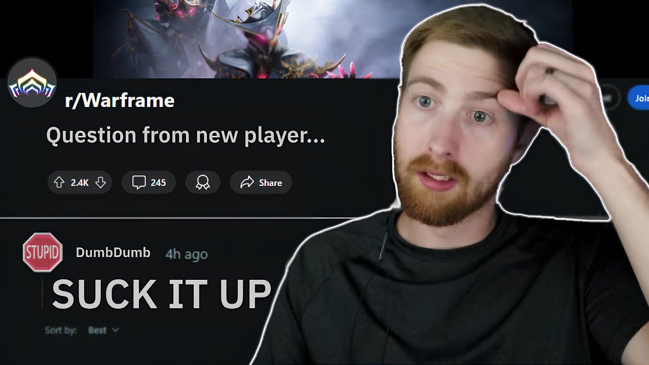 Warframe's Reddit has SOME of the MOST UNHELPFUL People (sometimes)