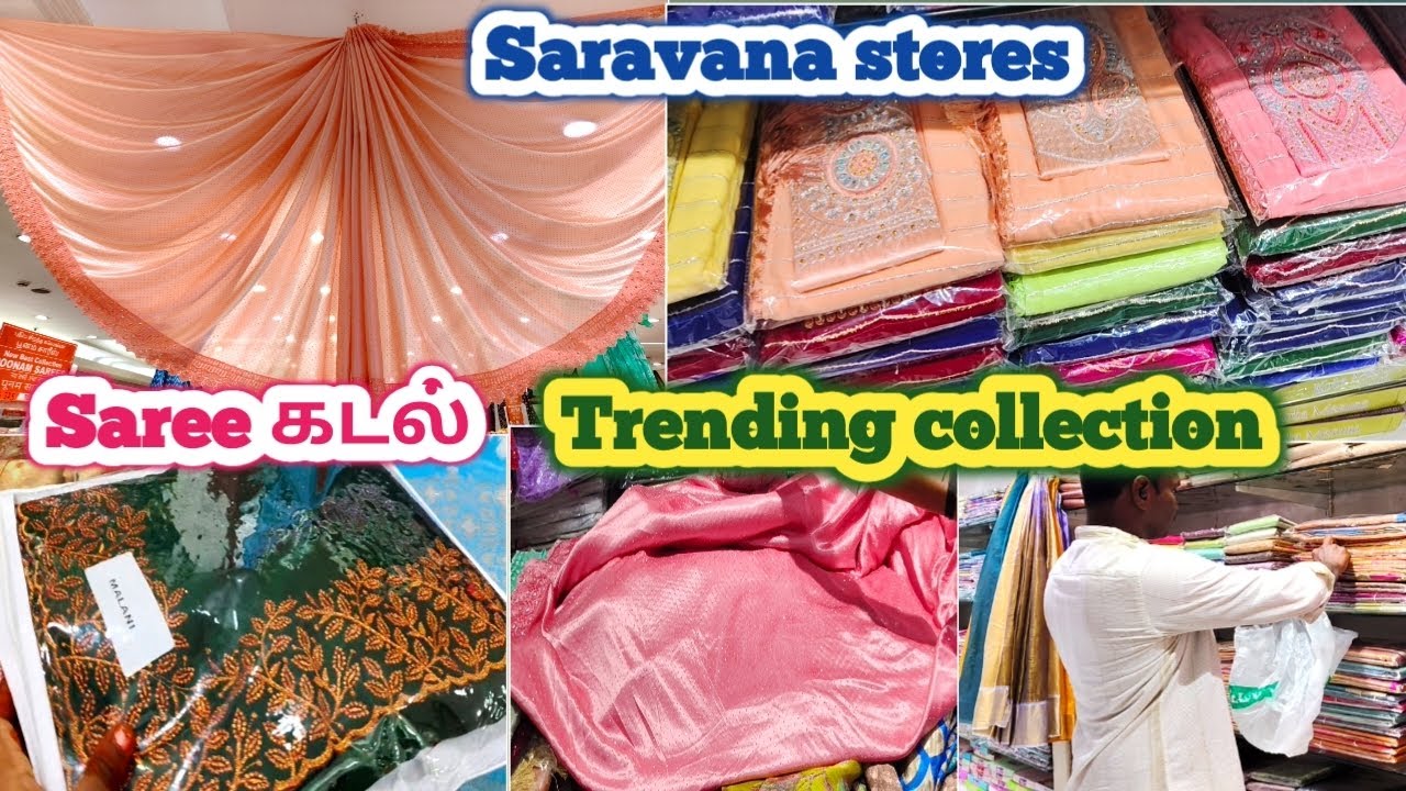 Trending sarees collection at our Saravana stores | A sea of ​​sarees