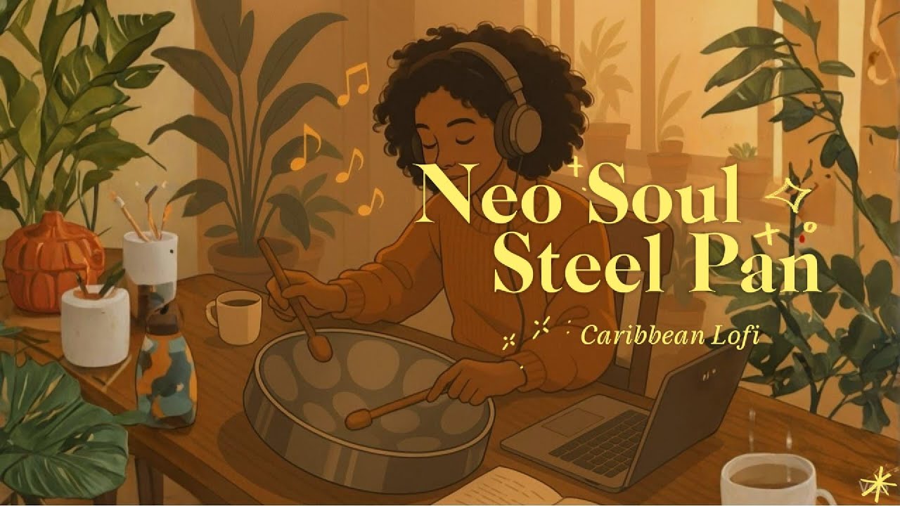 🌴 Warm Neo-Soul Lofi Beats with Caribbean Steel Pan | Healing & Relaxation Music