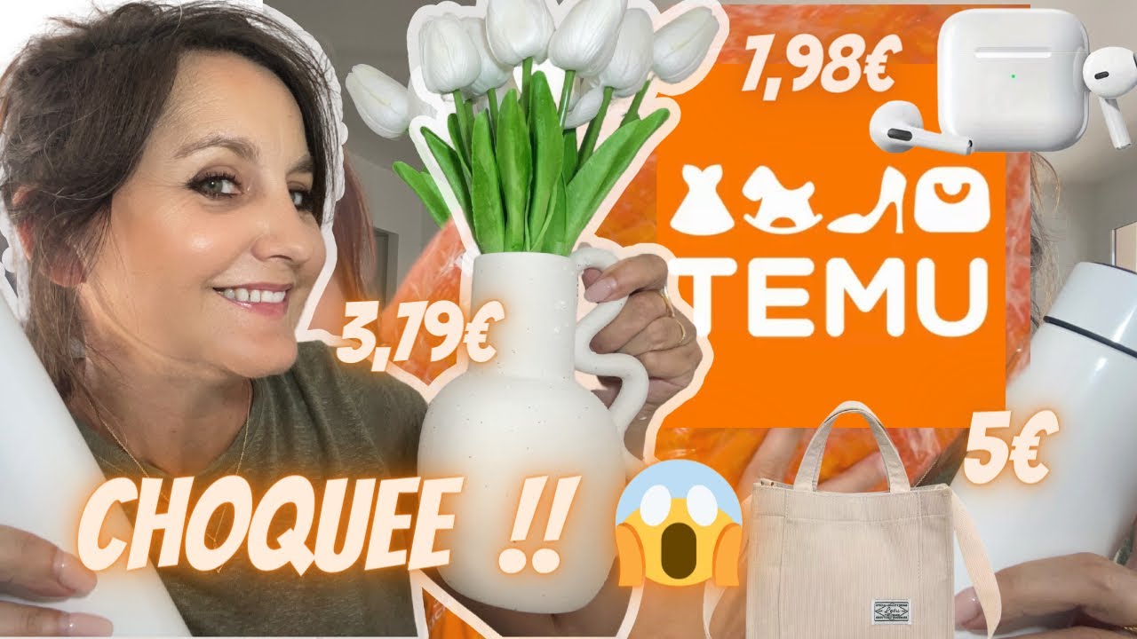 BIG HAUL TEMU JE TESTE des DINGUERIES à petits prix Des AirPods à 7€ OMG !?😱