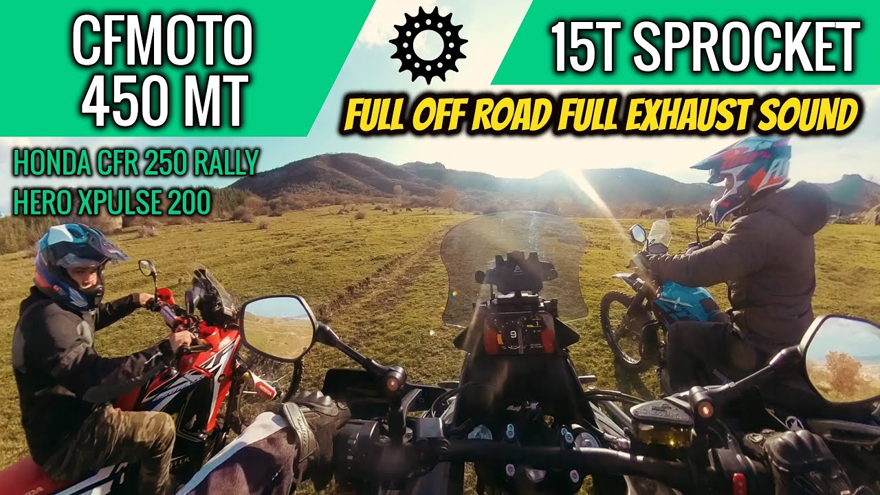 CFMOTO 450 MT / 15T SPROCKET / FULL OFF ROAD