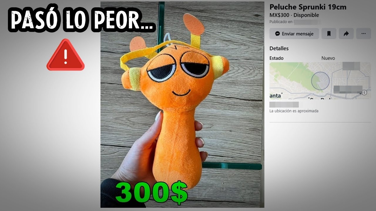 QUISE COMPRAR ESTE PELUCHE de SPRUNKI EN INTERNET pero PASÓ LO PEOR...
