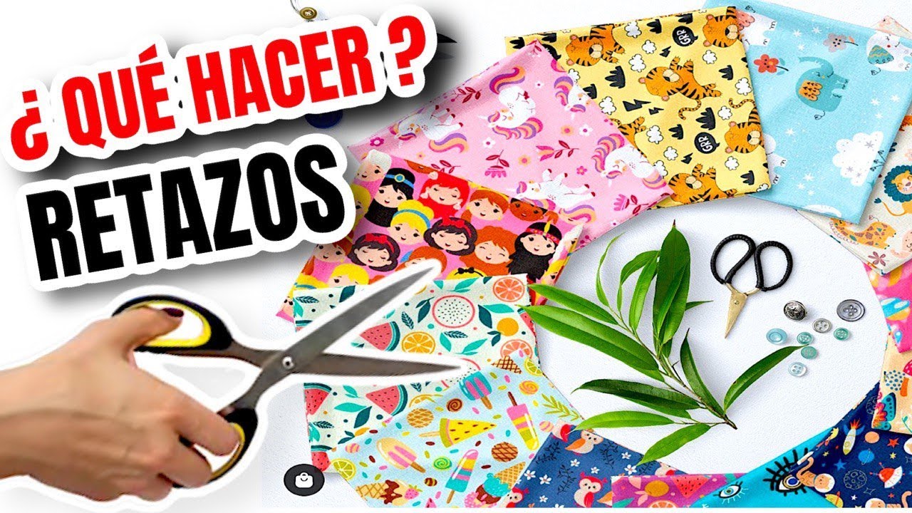 RETAZOS DE TELA - 2 IDEAS INCRE&Iacute;BLES PARA HACER Y REGALAR