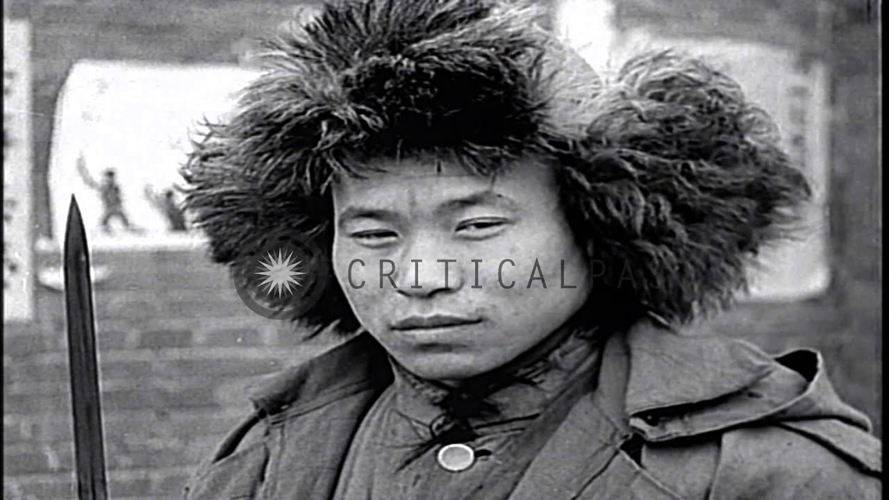 Henry Pu Yi newly appointed Regent of Manchuria at his palace in Changchun in Man...HD Stock Footage