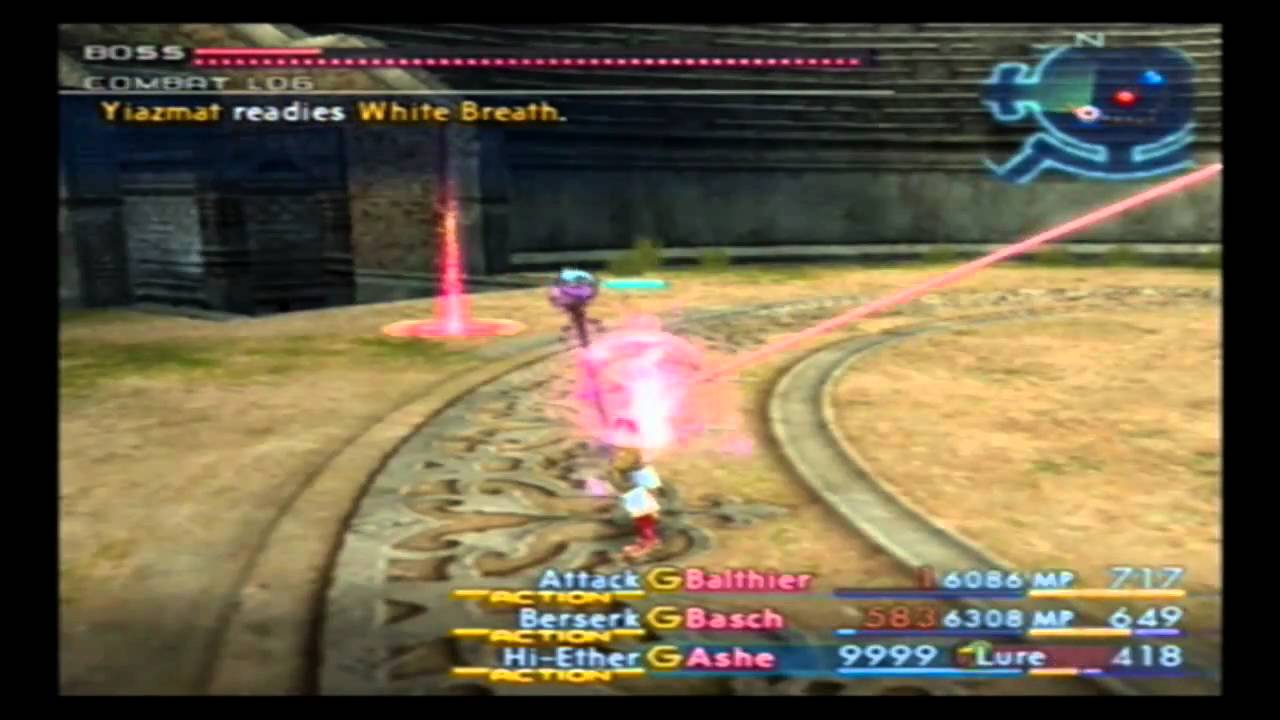 Final Fantasy XII Final Hunt Yiazmat (part 1/6)