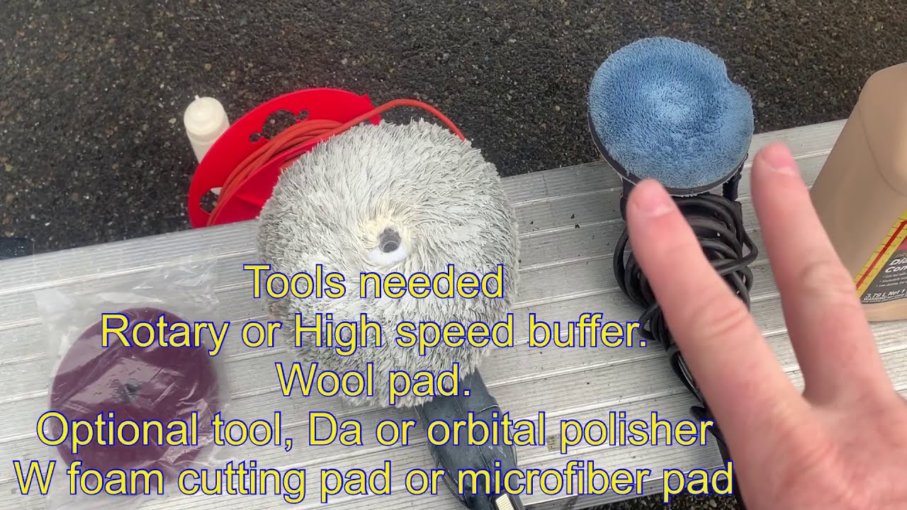 How to remove dock rash or fender rubs