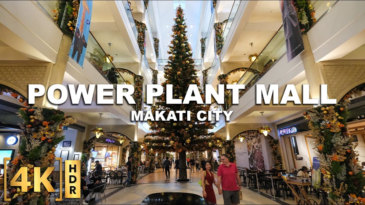 The Best CHRISTMAS-DECORATED Mall in Metro Manila! | POWER PLANT MALL | Walking Tour | Philippines
