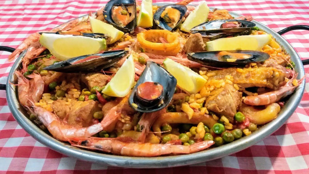 Recetas de Paella mixta *comida casera española.