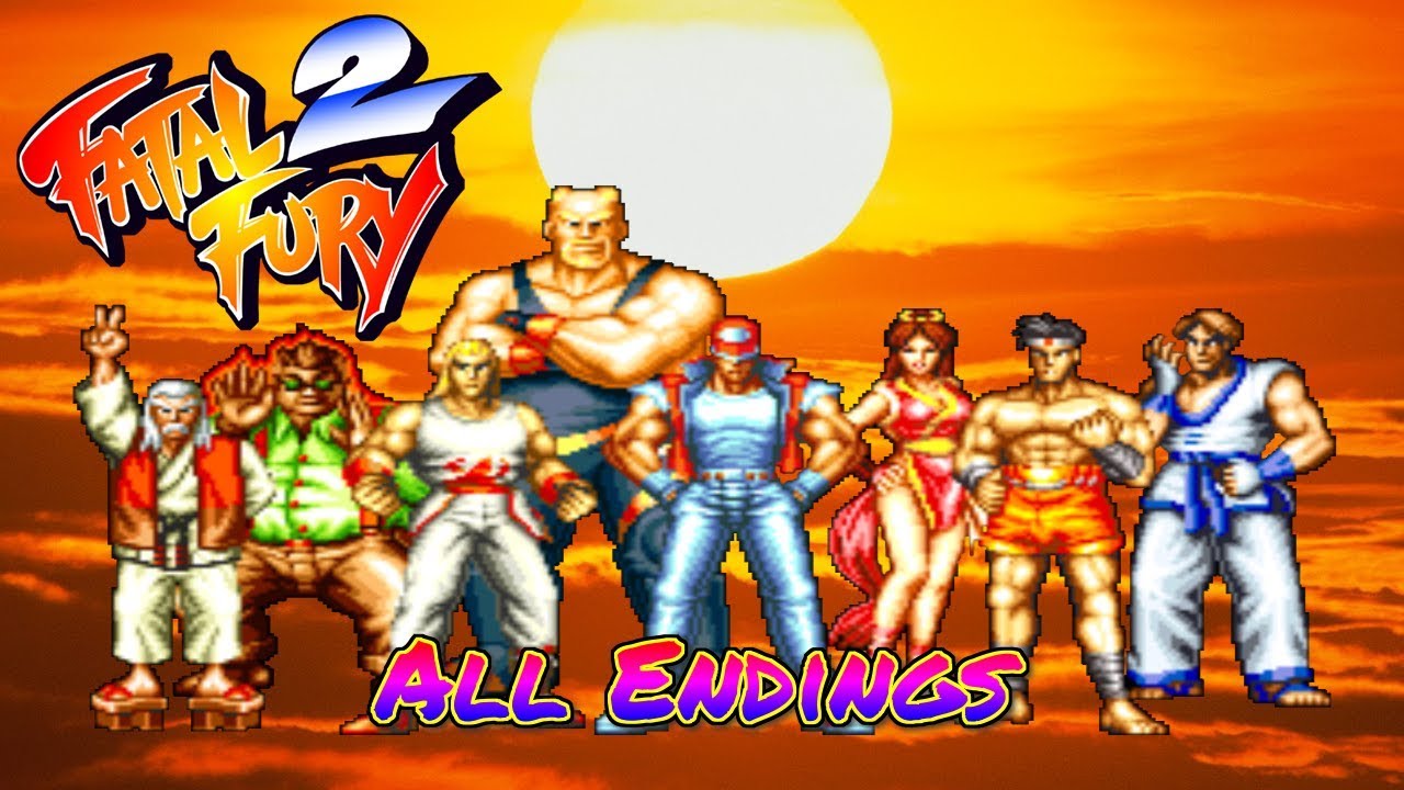 Fatal Fury 2 - All Endings - Arcade
