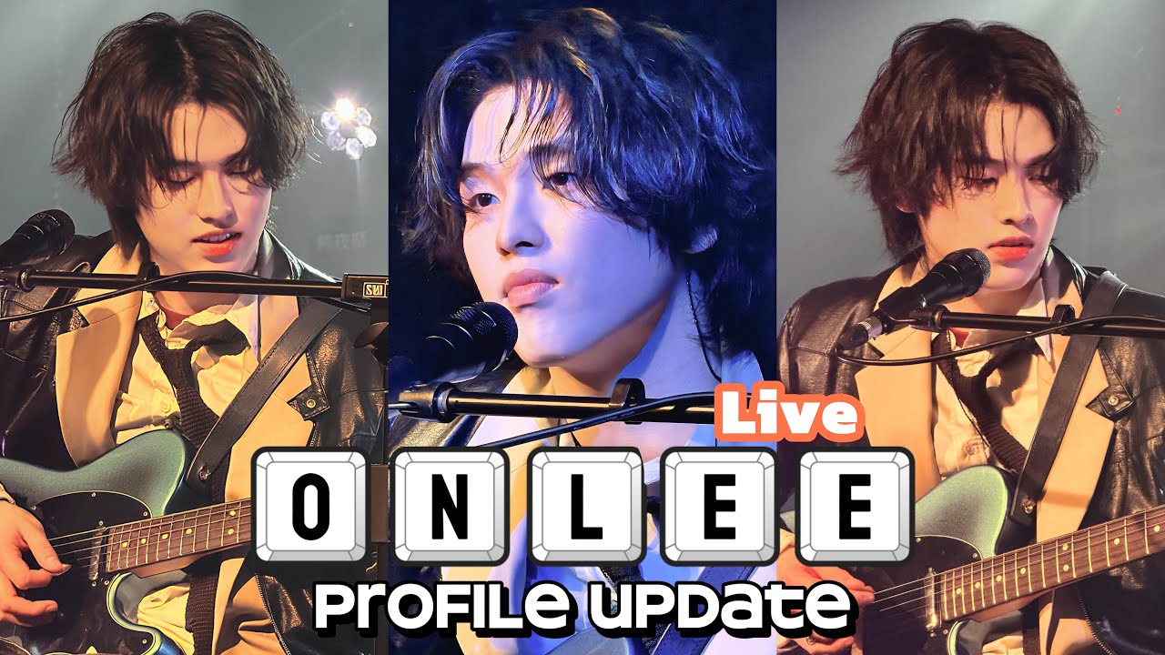 ‘Profile Update’ LEE SEUNGHWAN (ONLEE) Electric ver. 중야제 콘서트 HD