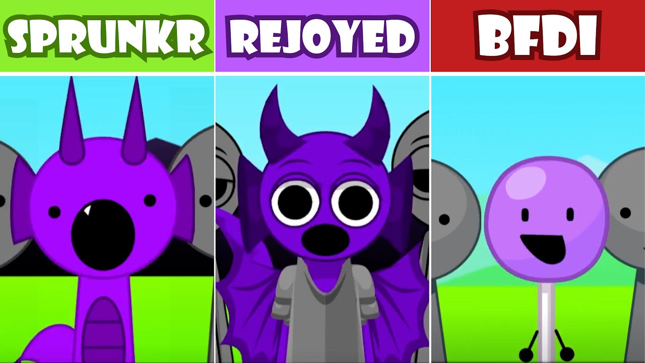 Incredibox Sprunki - Sprunkr VS Rejoyed VS BFDI! NEW MODS Comparison!