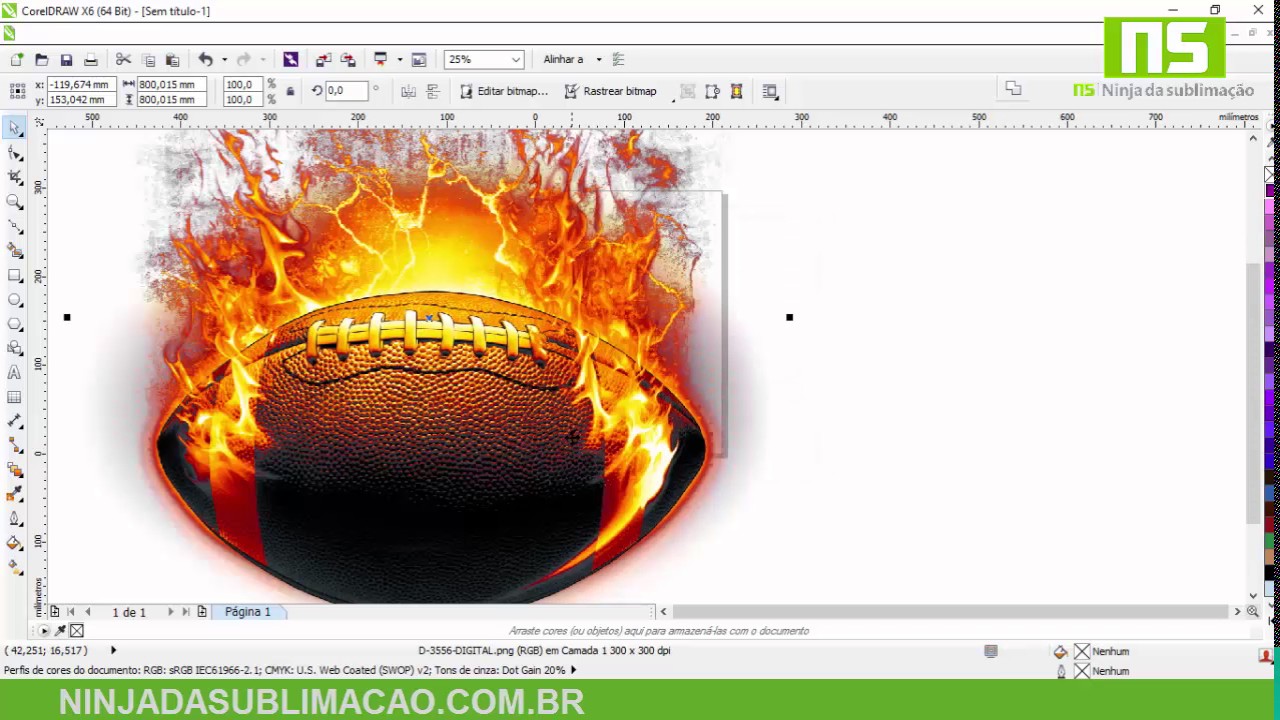 Sublimação | Como Aumentar o Tamanho da Imagem Sem Perder Resolução no Corel