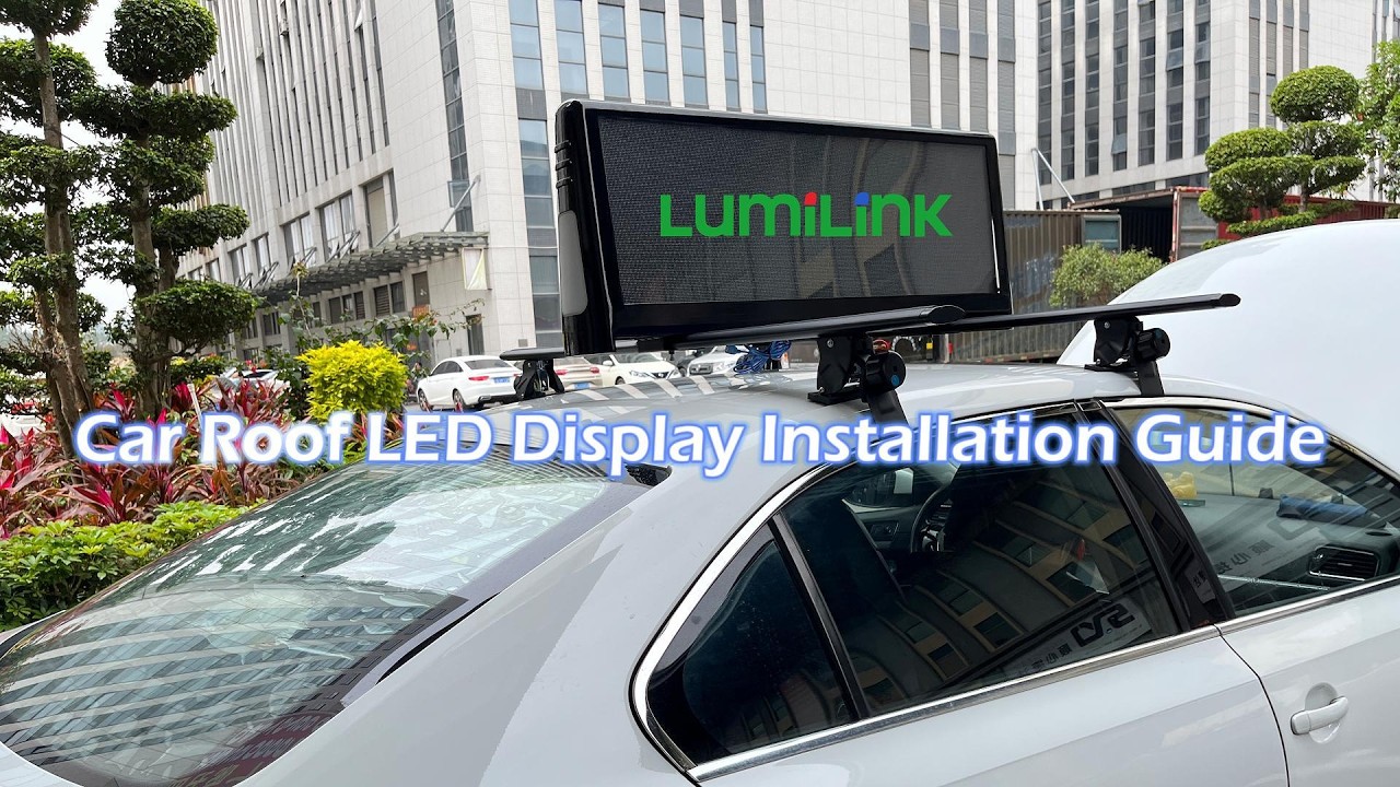 Step-by-Step Car Roof LED Display Installation Guide | DIY Tutorial for Taxi, Trucks & Mobile Ads