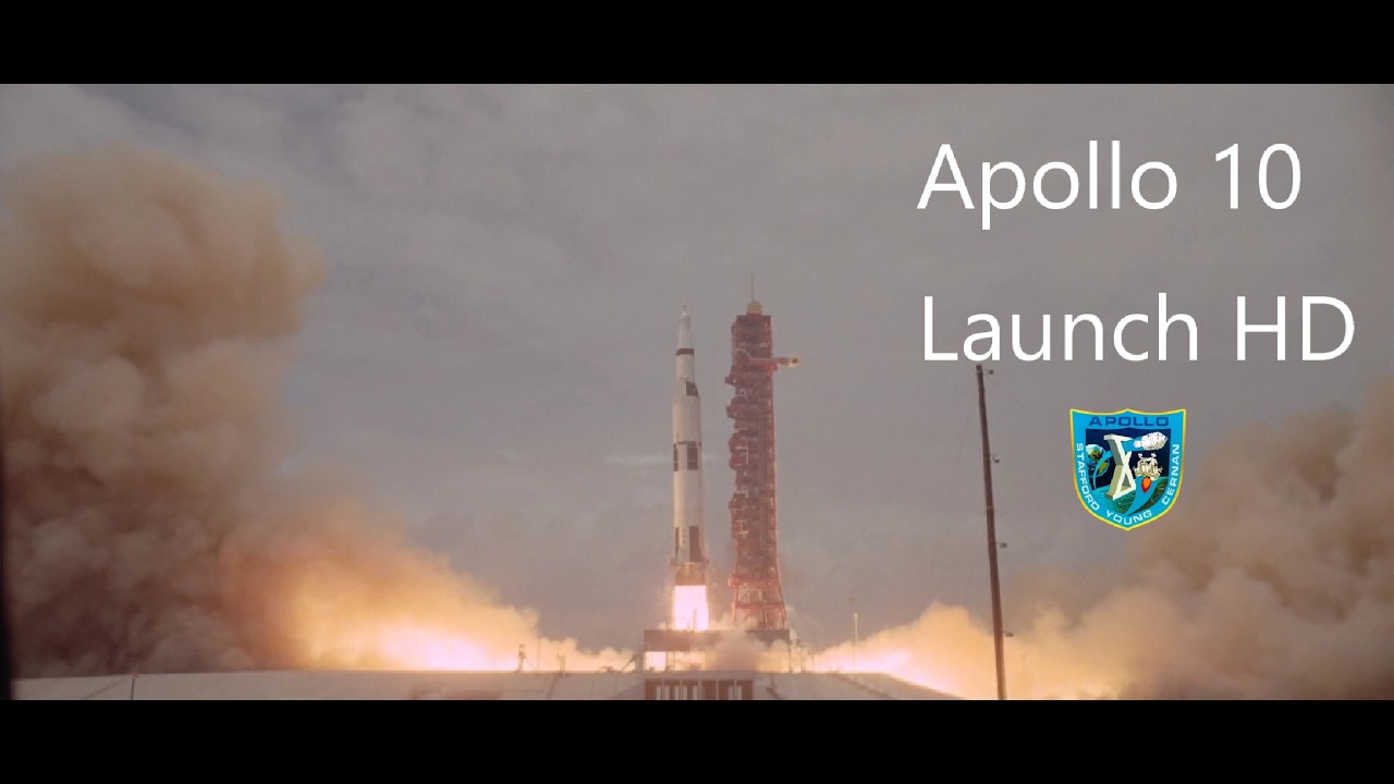 Запуск &laquo;Аполлона-10&raquo; (HD)