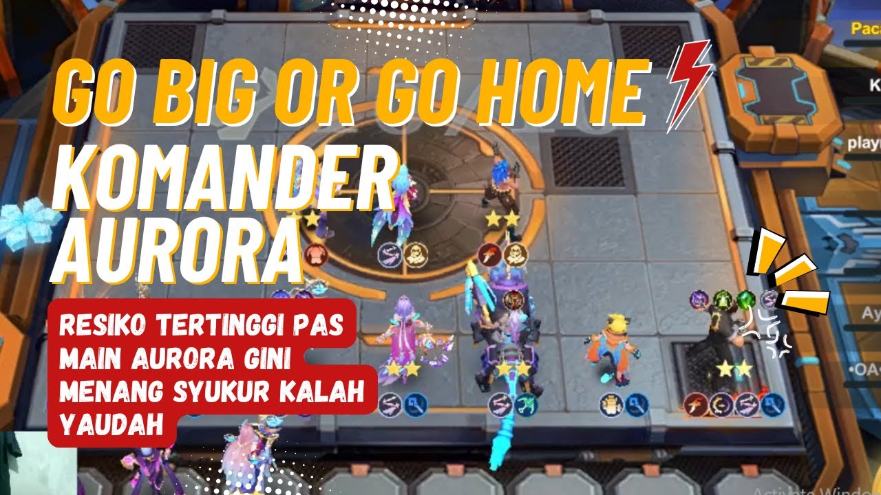 GIMANA SIH CARA MAIN KOMANDER AURORA YG BAIK DAN BENAR ?? #mcgogo #gameplay