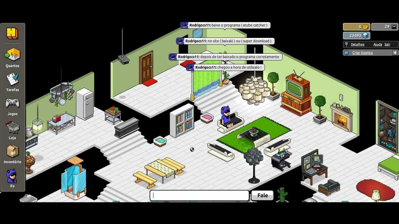 Como se grava um video no habbo hotel !