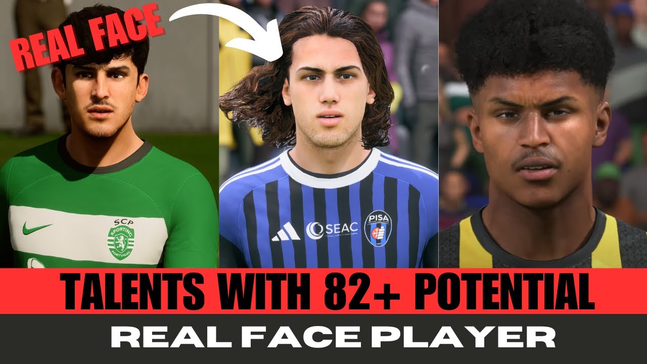 EAFC 24 | All WONDERKIDS With 82+ Potential For CAREER MODE With REAL FACE + Cheap Potential Talents