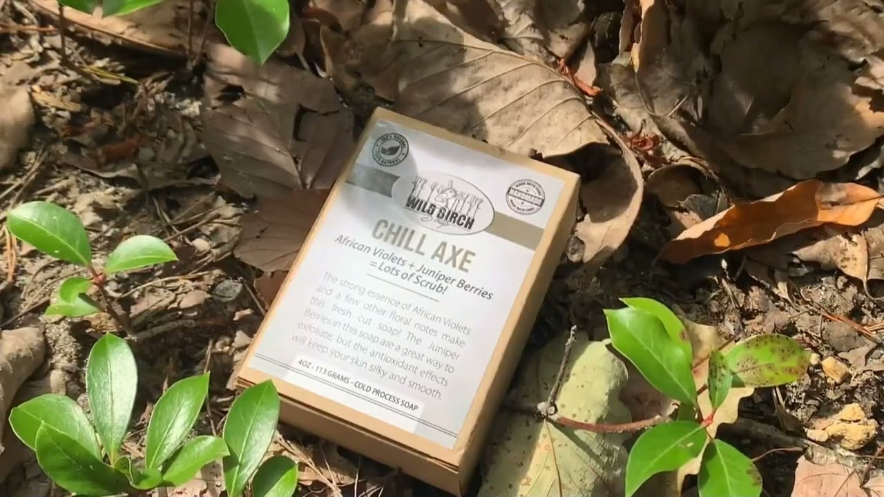 Hand Made 100% Natural Chill Axe Bar Soap by Wild Birch Soap