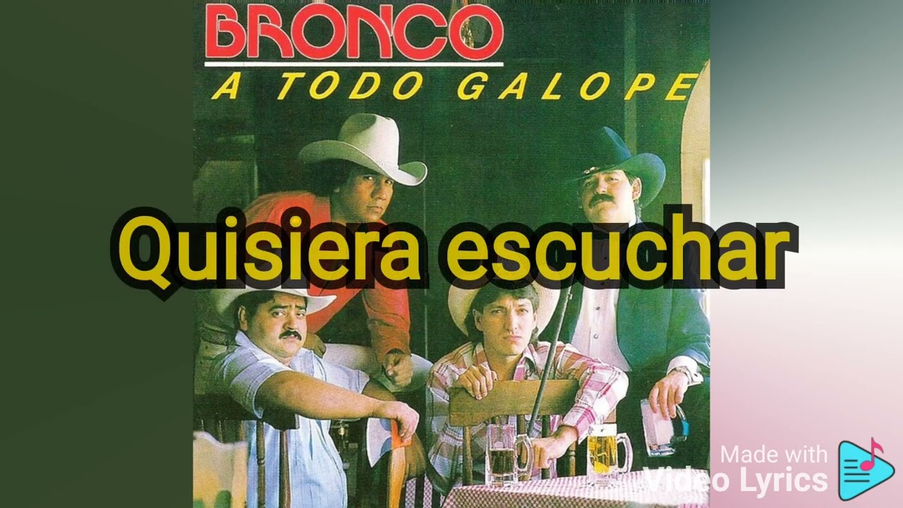 Bronco Mi Vida Es Tu Amor]Letra