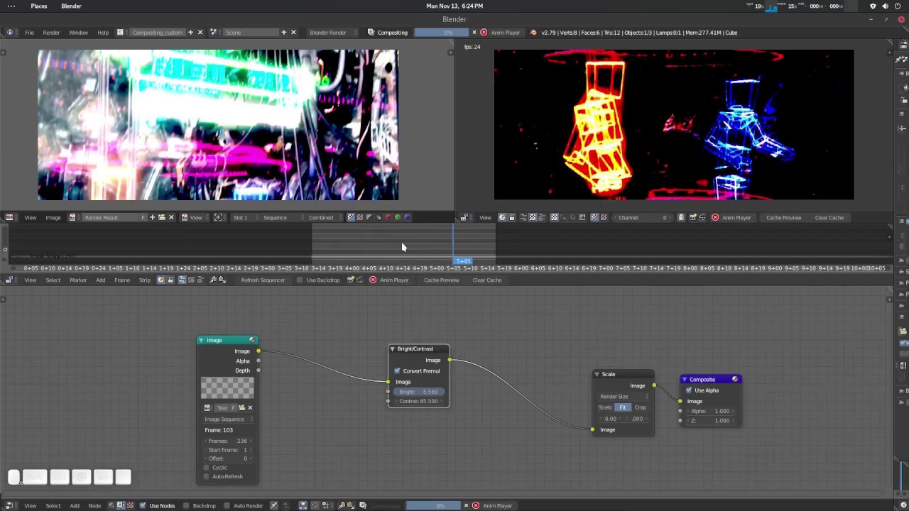 Blender Compositor Disc Cache Realtime Preview Addon Tutorial
